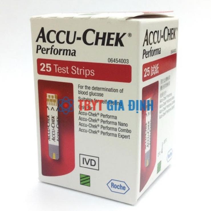 Que Thử Đường Huyết Accu-Chek Performa 25