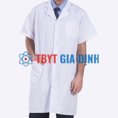 Áo Blouse Bác Sỹ - Dược Sỹ Nam Tay Ngắn