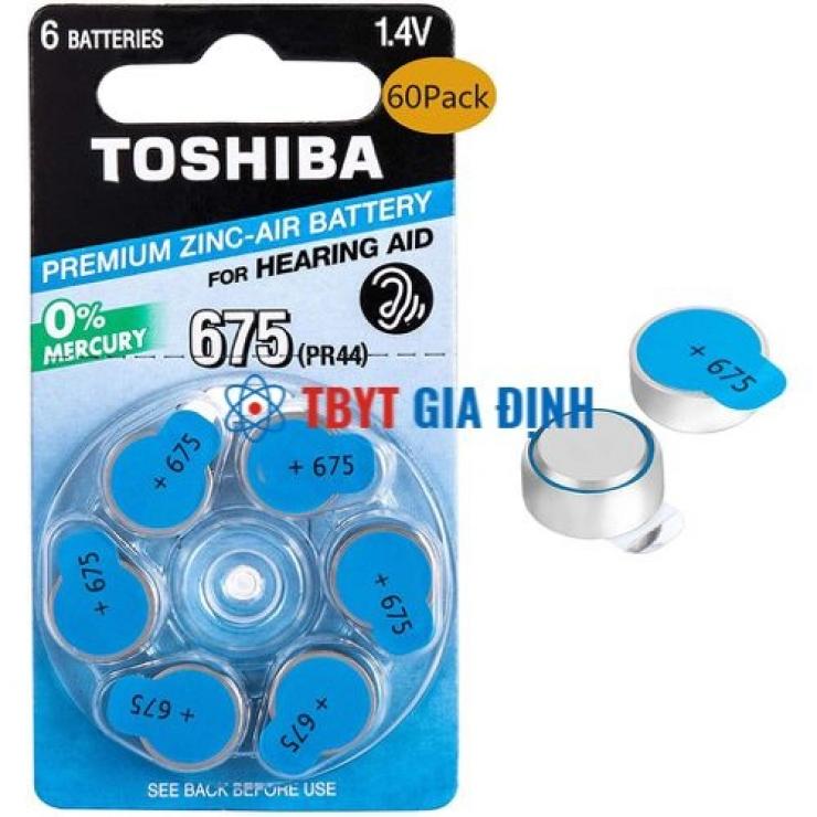 Pin Máy Trợ Thính Toshiba 675