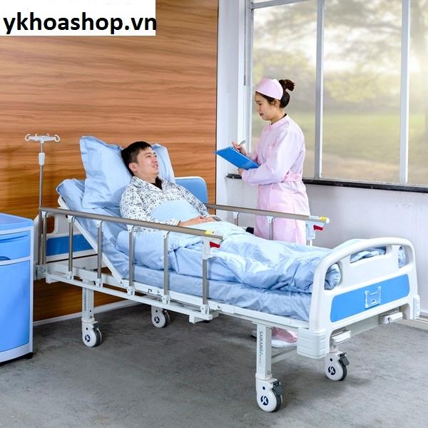 Giường Bệnh Nhân Cao Cấp 1 Tay Quay