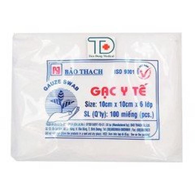 Gạc Miếng 10cm x 10cm x 6lớp Bảo Thạch
